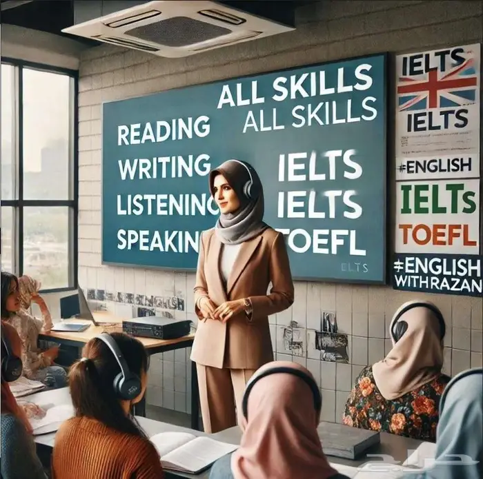 معلمة لغة انجليزية فقط للطالبات ايلتس وتوفل (TOEFL - IELTS) 0