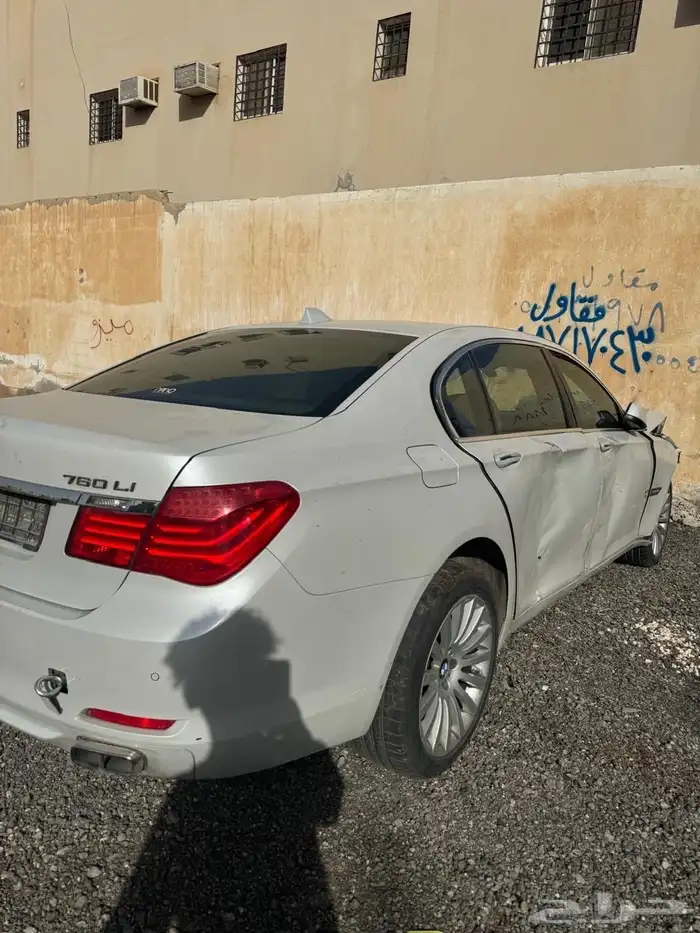 بي ام دبليو موديل 2011 مقاس 760 الوحه شبه مميزه 3332 داي 0