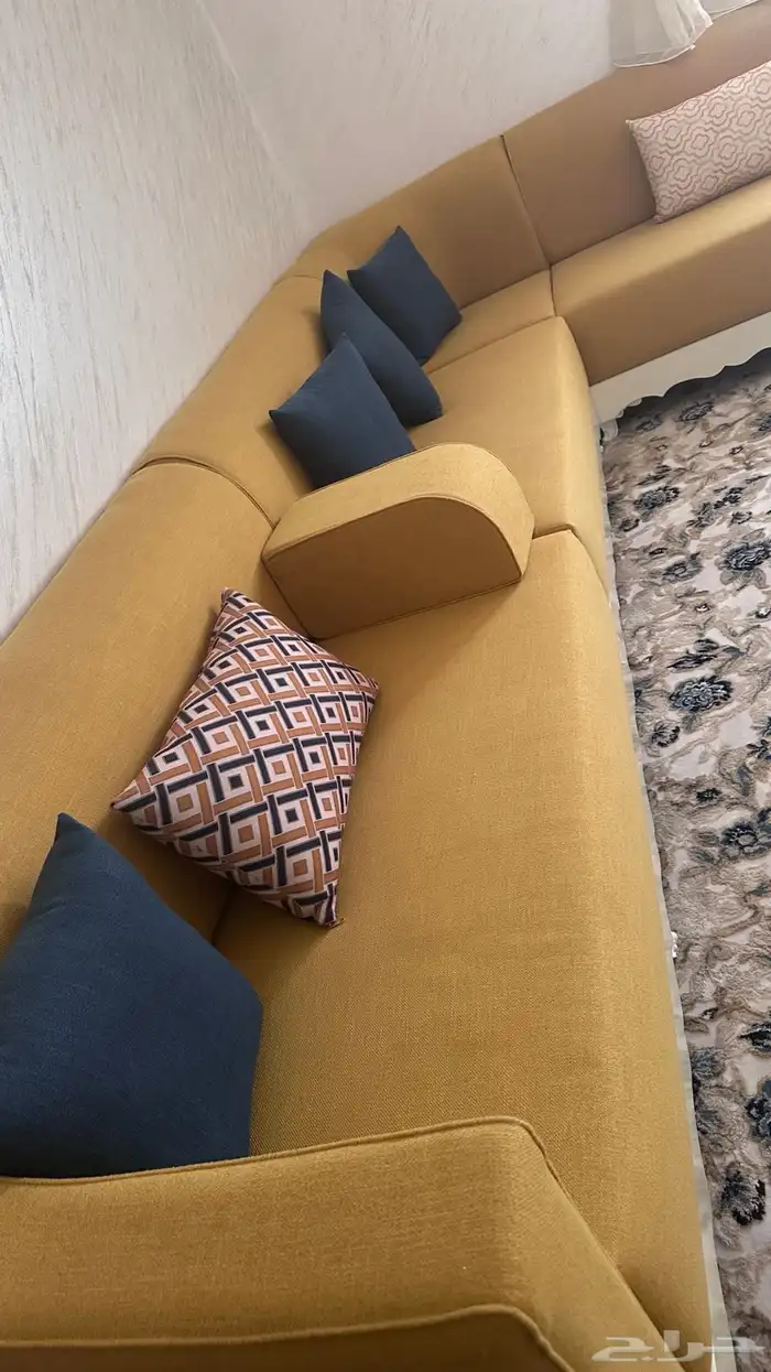كنب ليموني وخدمته وقلاية وفرن كهربائي 1