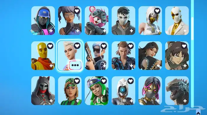 حساب فورت نايت جامد 3