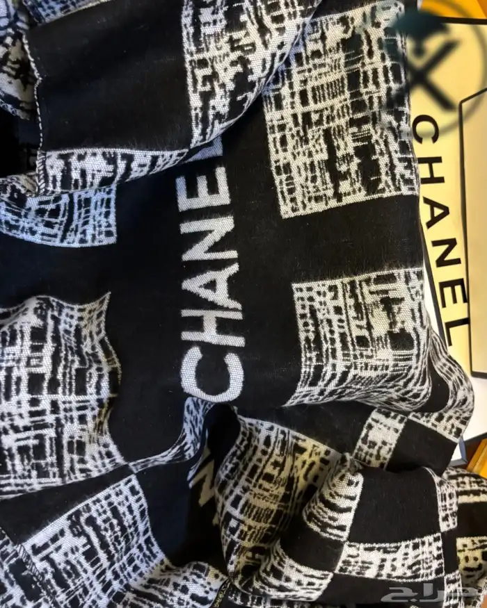 premium monochrome jacquard weave scarf bold urban elegance 2