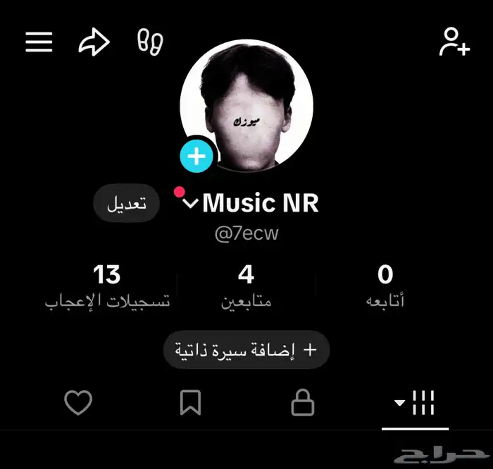 حسابات تيك توك رباعي 15 ريال 1