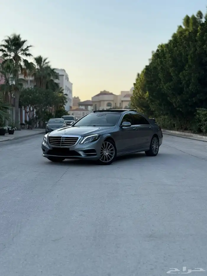 مرسيدس S500 مراتب طيارة فل كامل لون مميز 7