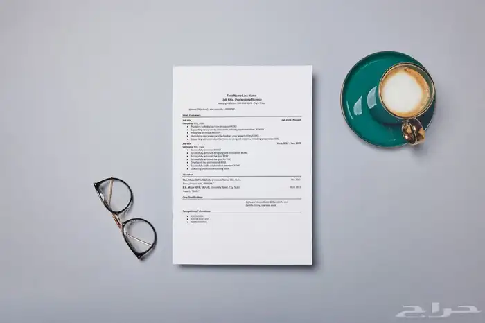 تصميم سيرة ذاتية CV 13