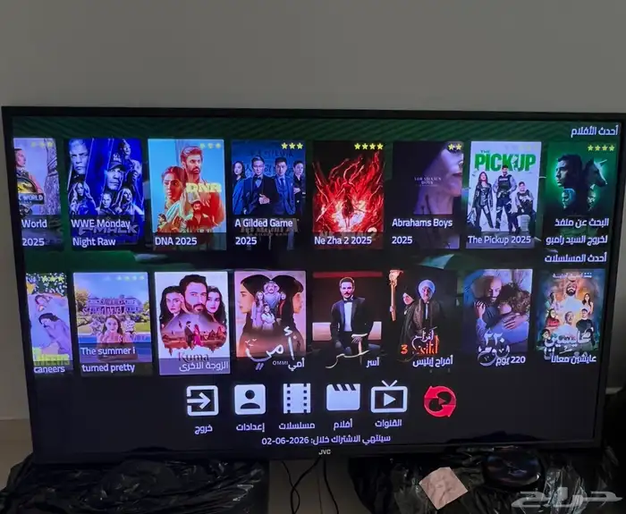 تلفزيون JVC للبيع 55 انش 4