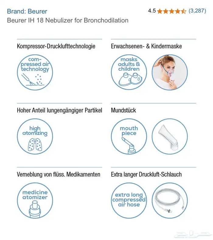 جهاز إستنشاق البخار جديد الماني 4