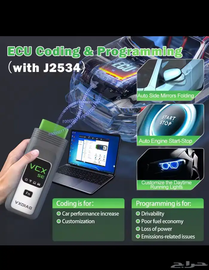 جهاز ال OBD2 لفحص سيارات الرنج و الجاكور 2