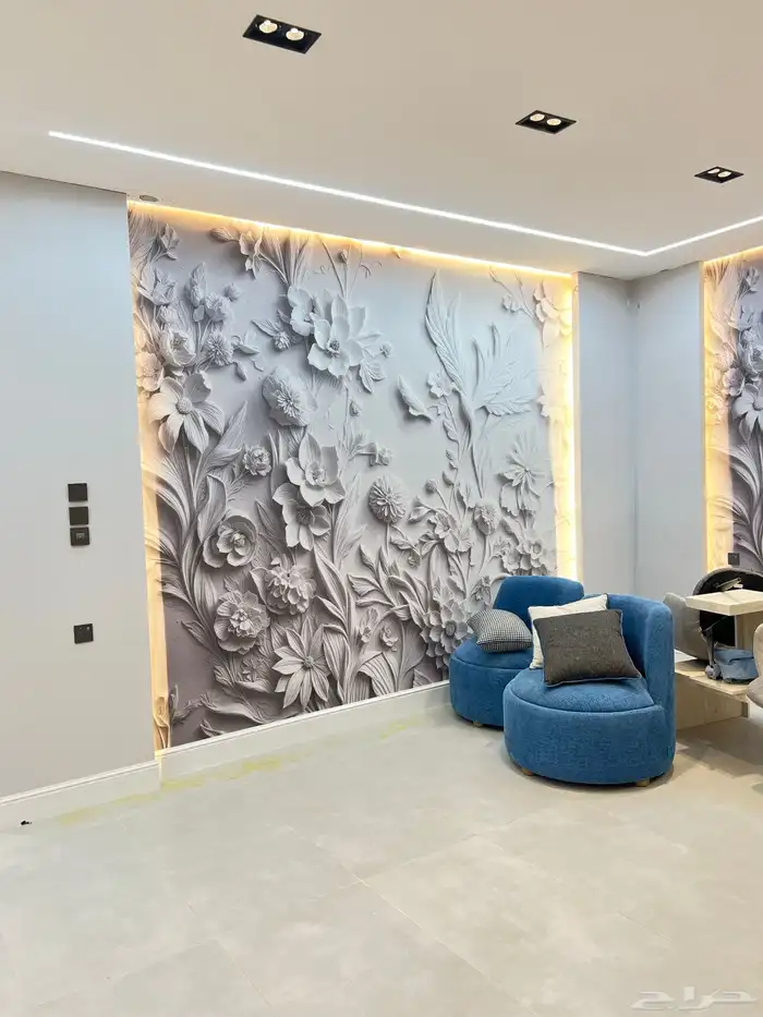 ديكورات داخليه خارجيه عمل هندسي جبسيات ترميمات شامله 48