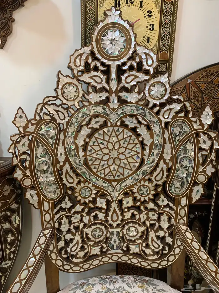 قنصليه ومدخل دمشقي مطعم بالصدف جديد و انتيك و نحاس 7