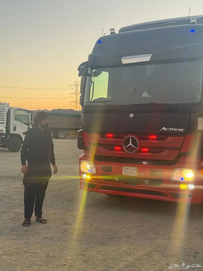مشوار تريلا سطح  جوانب الماني لوري دانيا آل سعودي داخل حصل 3