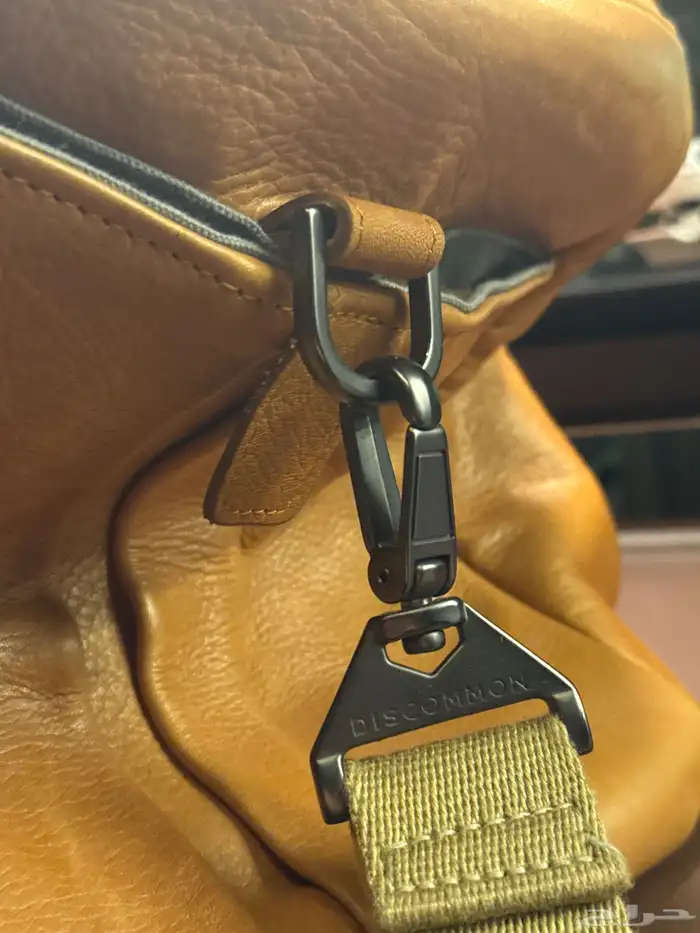 حقيبة سفر جلد محبب بالكامل Discommon Weekender Leather Bag 2