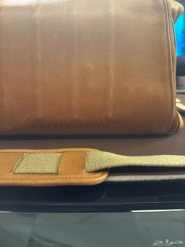 حقيبة سفر جلد محبب بالكامل Discommon Weekender Leather Bag 1