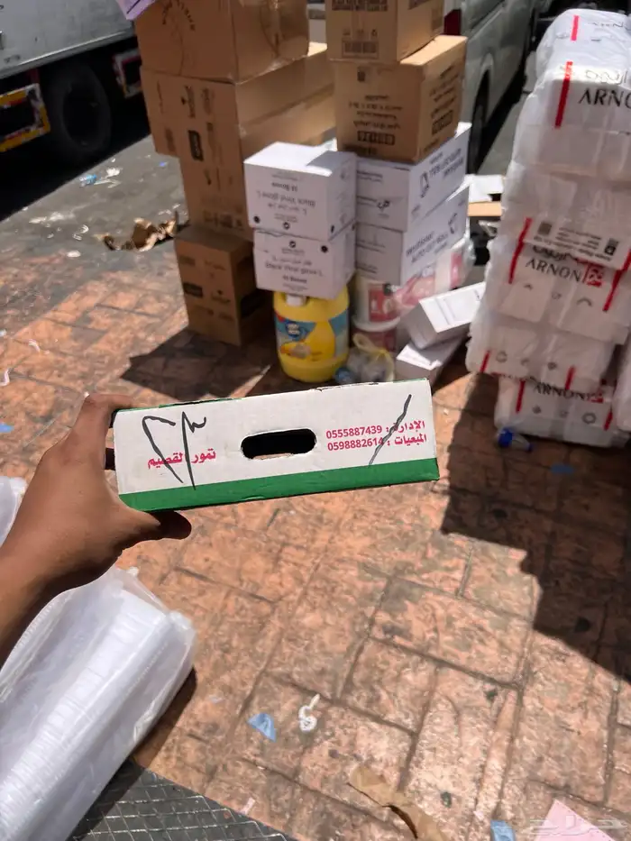 علب تمر كرتونية كراتين تمر فاضية 2