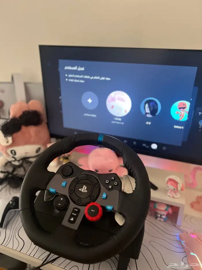 للبيع طاره ودواسه وقير قيمينق  Logitech 0