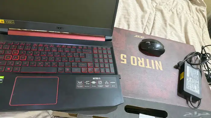 لابتوب قيمنق GTX 1650 اخو الجديد مع كرتونه وكل اغراضه 1