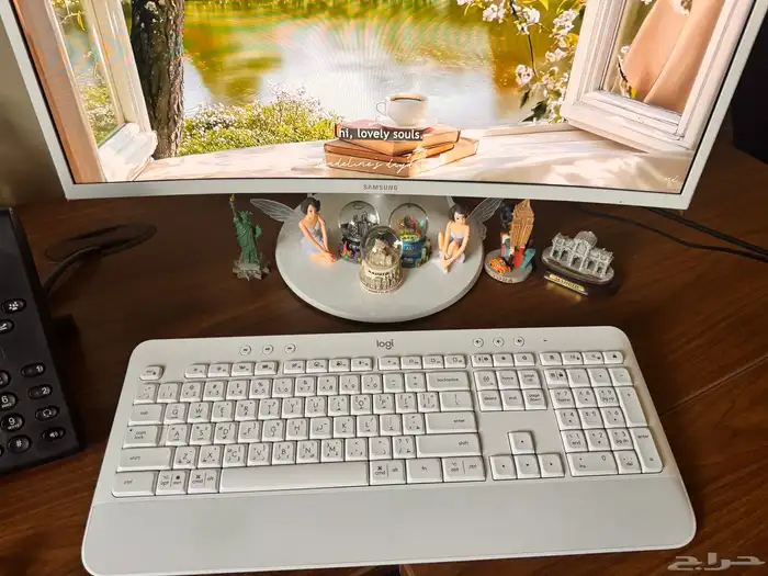 شاشة PC سامسونج منحنية 27 بوصة مع كيبورد وماوس لاسلكي 1