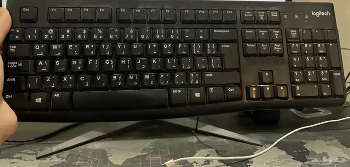 كيبورد لوجتك عربي MK120 0