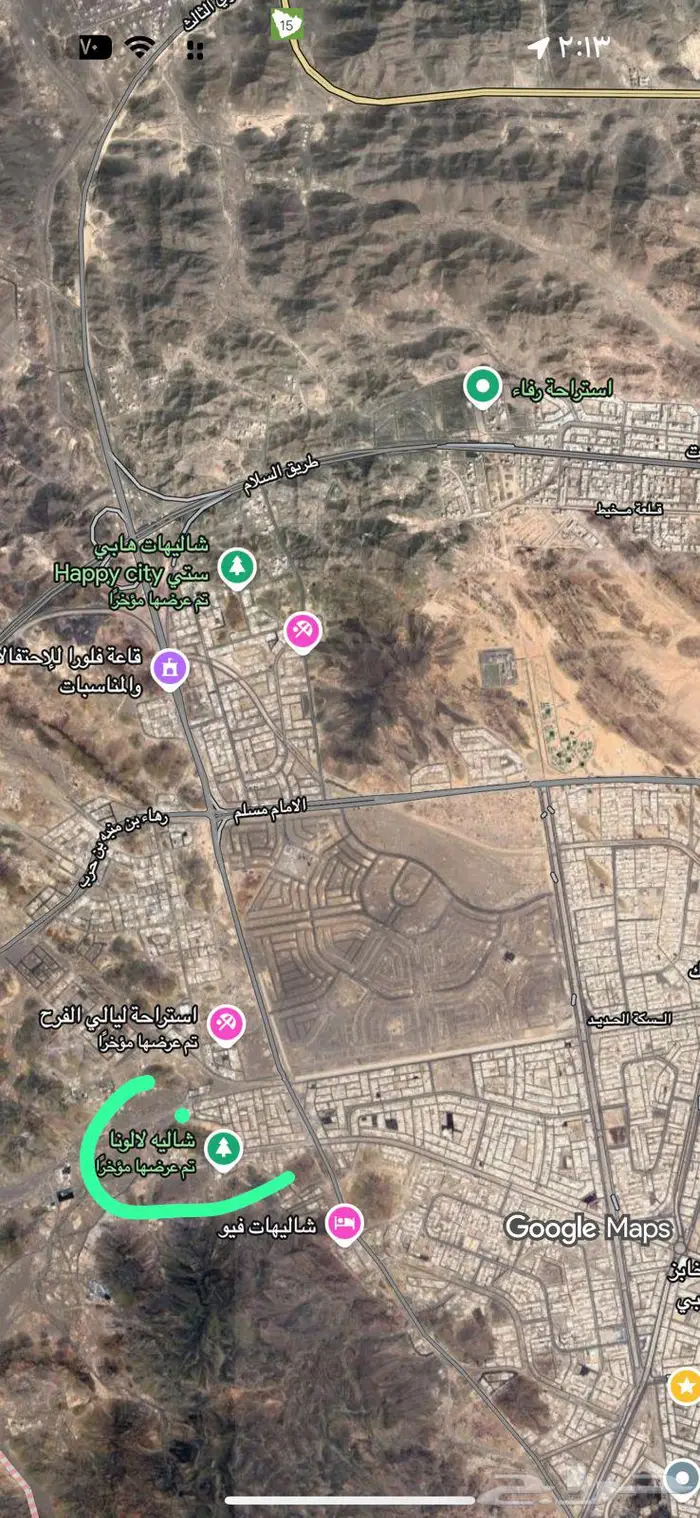 ارض مفرزه للبيع من المالك غرب ابو مرخه ت2 5 1