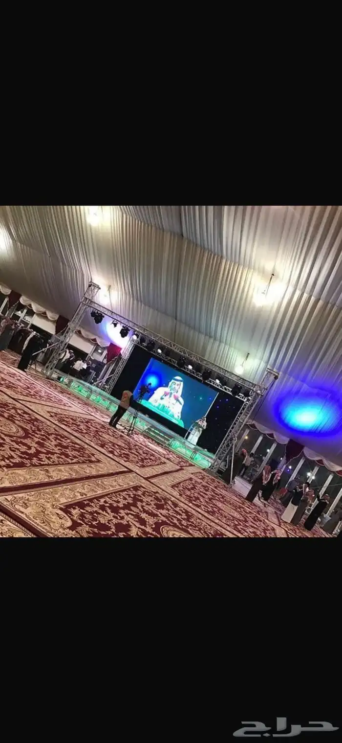 تاجير شاشات عرض مسارح زجاج اضاءه تنظيم معارض حفلات 6