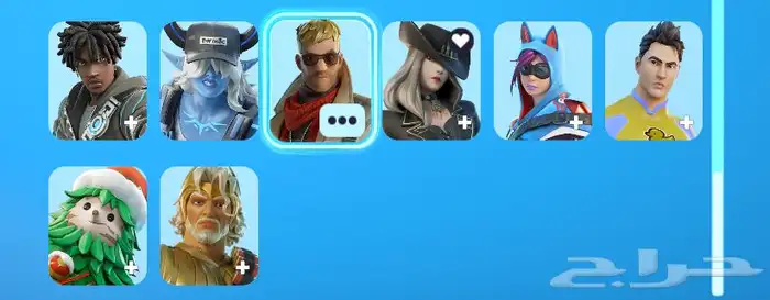 حساب فورت نايت جامد 5