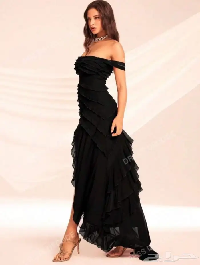 فستان اسود سهره 0