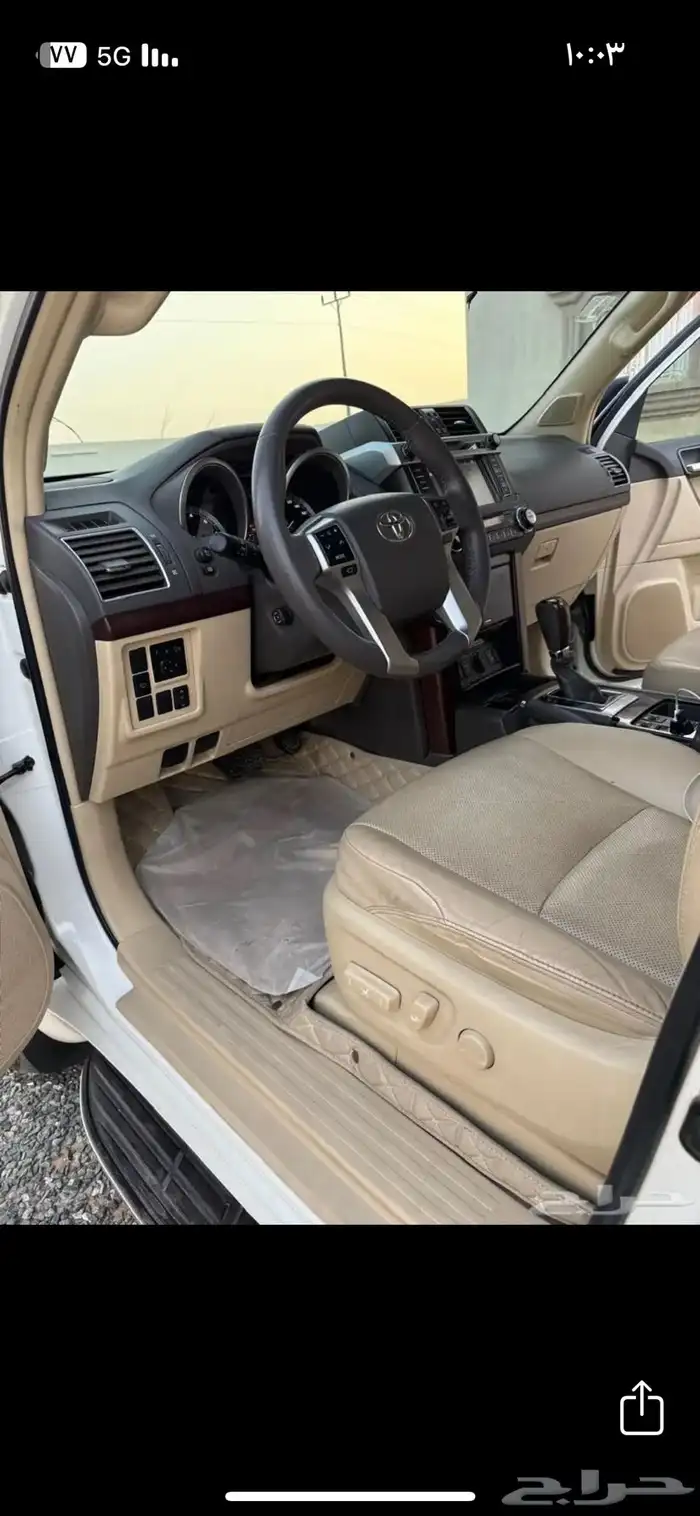 جيب برادو فل كامل جلد فتحه مثبت سرعه تشغيل عن بعد شرط 12