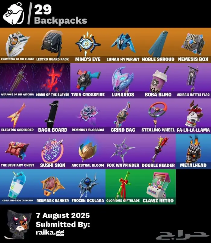 حساب فورت 7