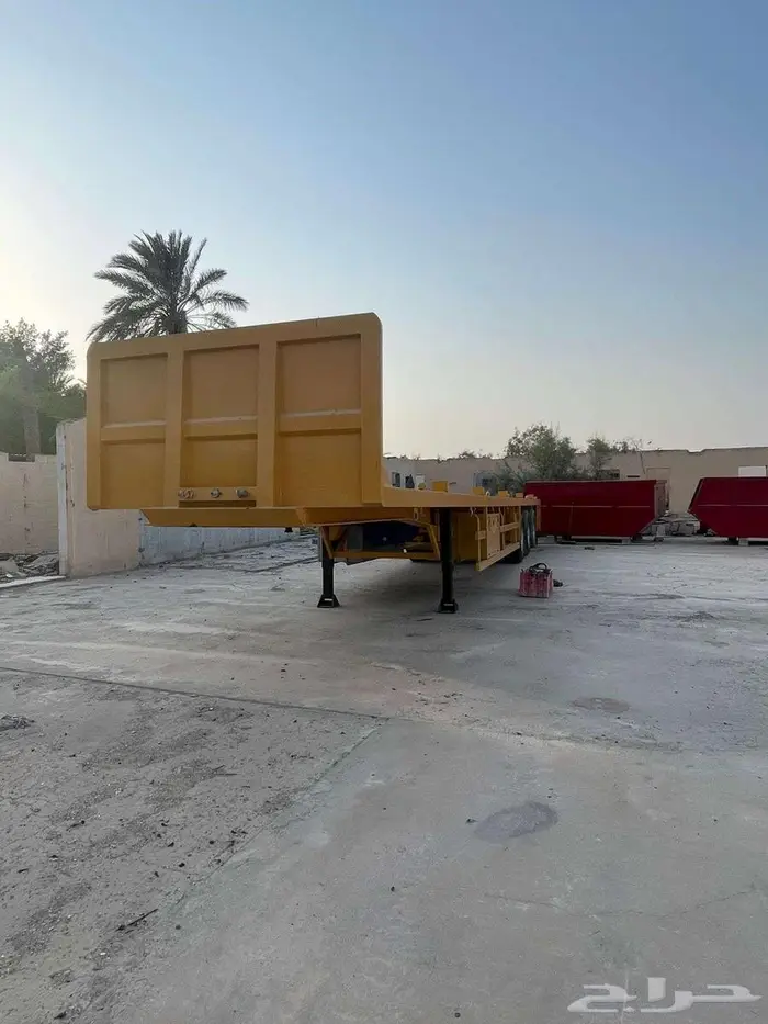 مقطورة سطحه 3 محاور 2