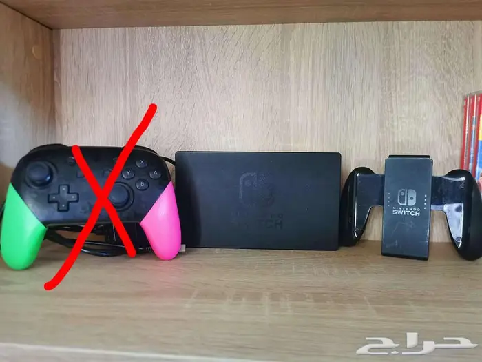 Nintendo Switch v2 نينتيندو سويتش مع 2 ألعاب 3
