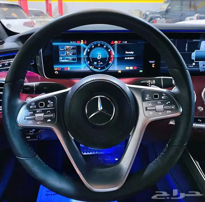 مرسيدس S class كونسول ترفيهي 2015 2