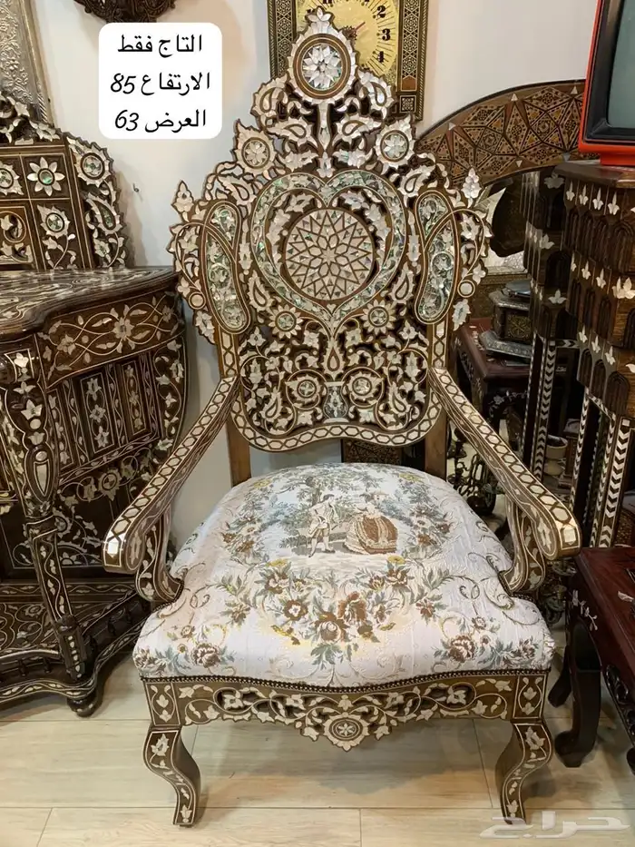 قنصليه ومدخل دمشقي مطعم بالصدف جديد و انتيك و نحاس 6
