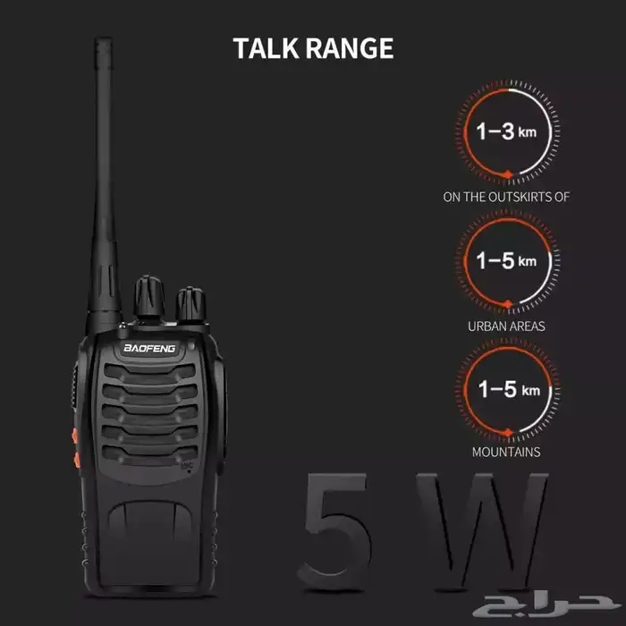 جهازين لاسلكي ووكي توكي بشحن Type-c 2