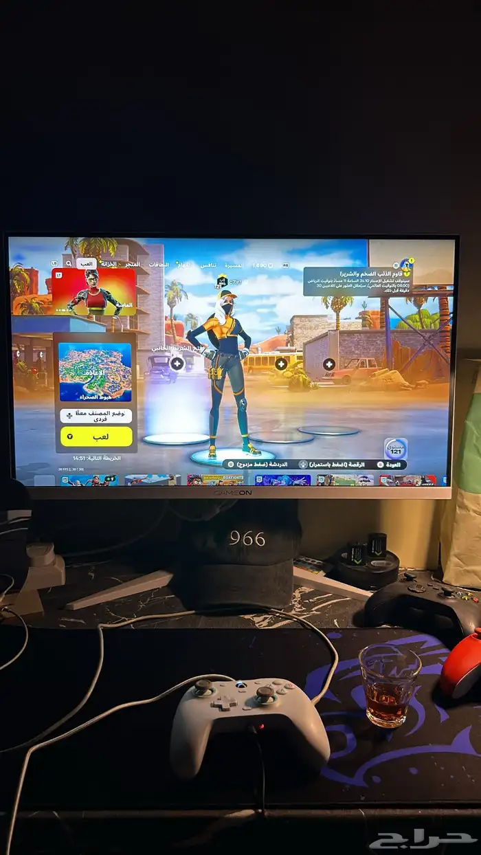شاشة قيمينق من شركة GAMEON على السوم 3