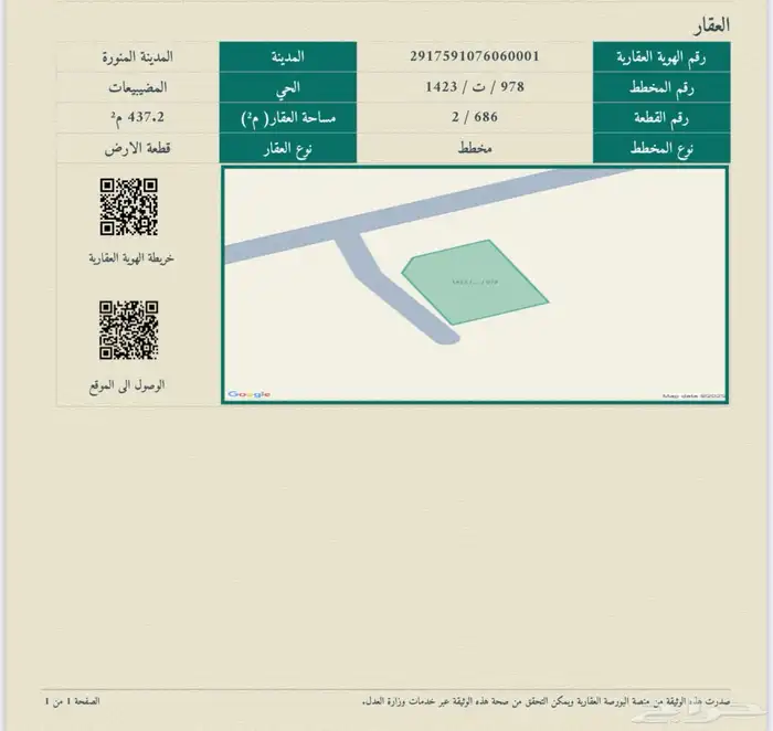 أرض للبيع في الصويدرة المخطط الأول ( نستقبل عروضكم ) 0