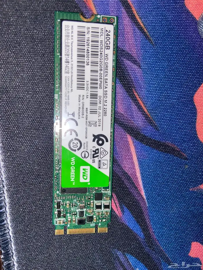 ssd m.2 مساحة 256 قيقا 0