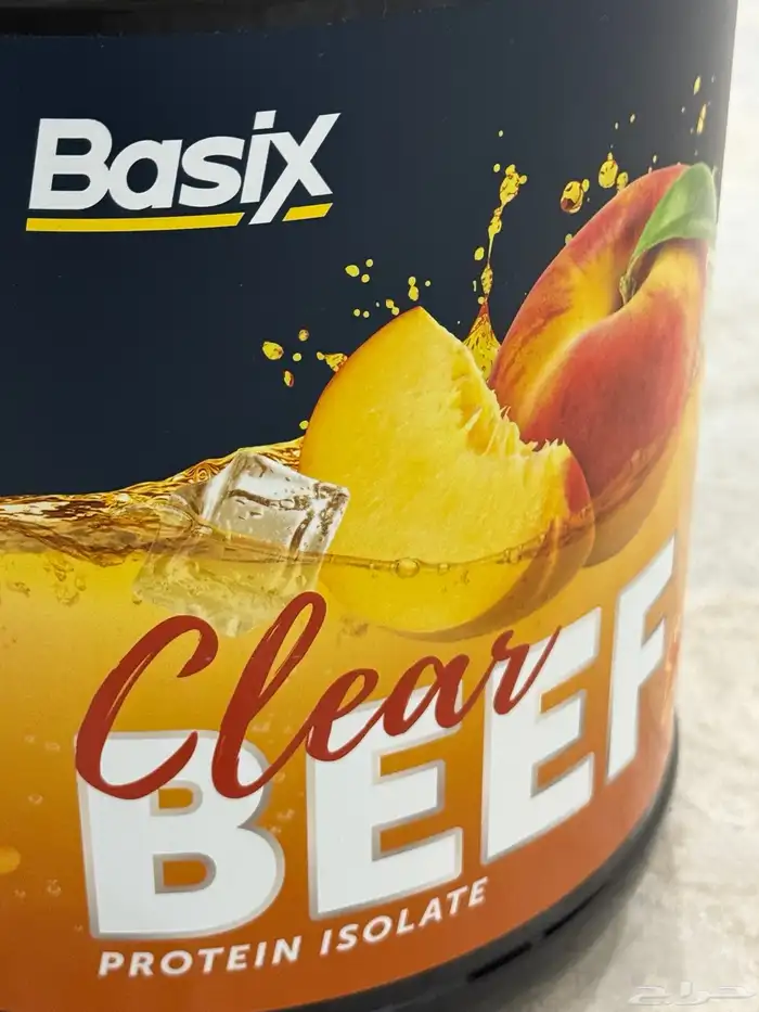 بروتين لحم خوخ وشاهي   beef peach ice tea protein 0