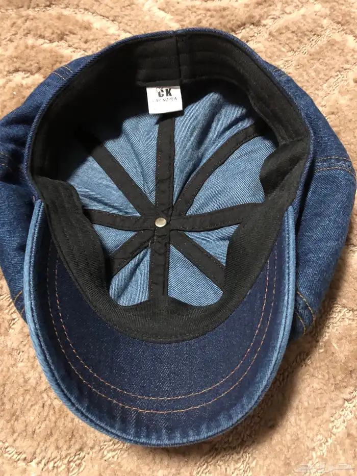 كاب نيوزبوي جينز Denim Newsboy Cap رجالي ونسائي 6