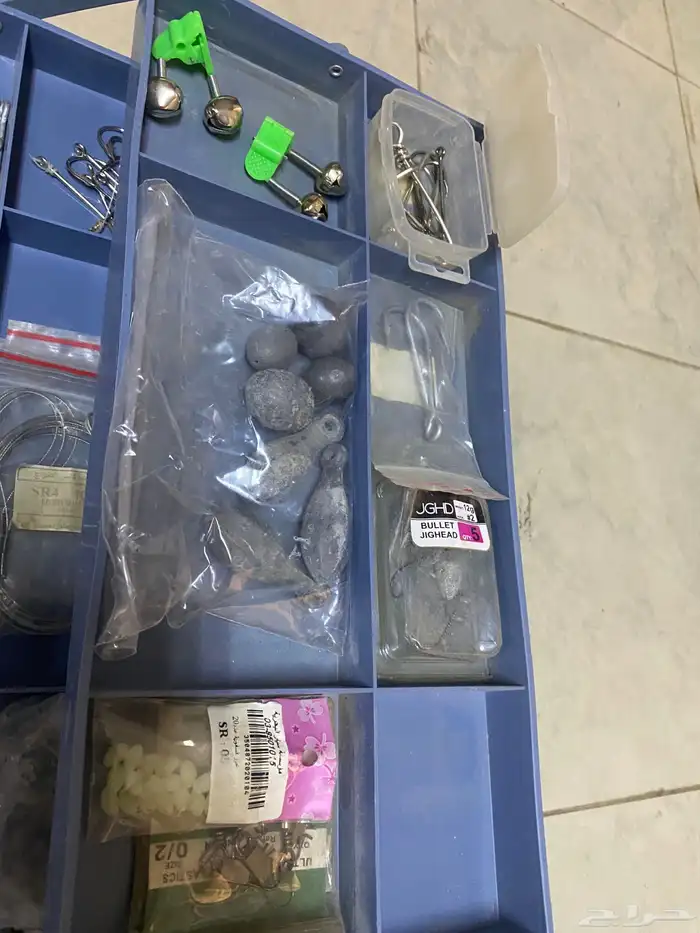 عدت صيد جديد و مستعمل صندوقين 3