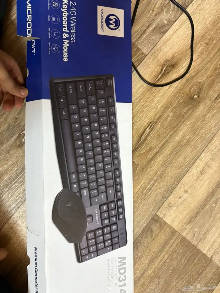 كيبورد microdigit جديد لم يستعمل ابدا  بكرتونه واغراضه 1