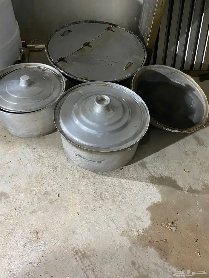 معدات اغراض مطعم مطبخ قدر بخاري قدور طبخ 0