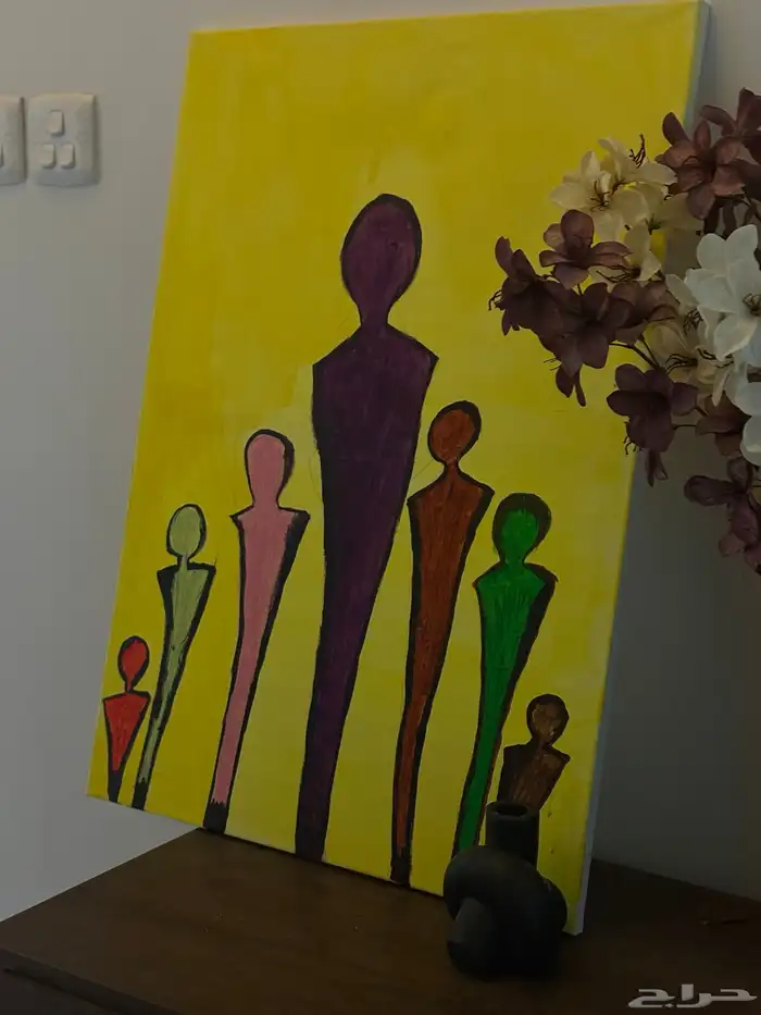 لوحه رسم يدوي تجريدي 0