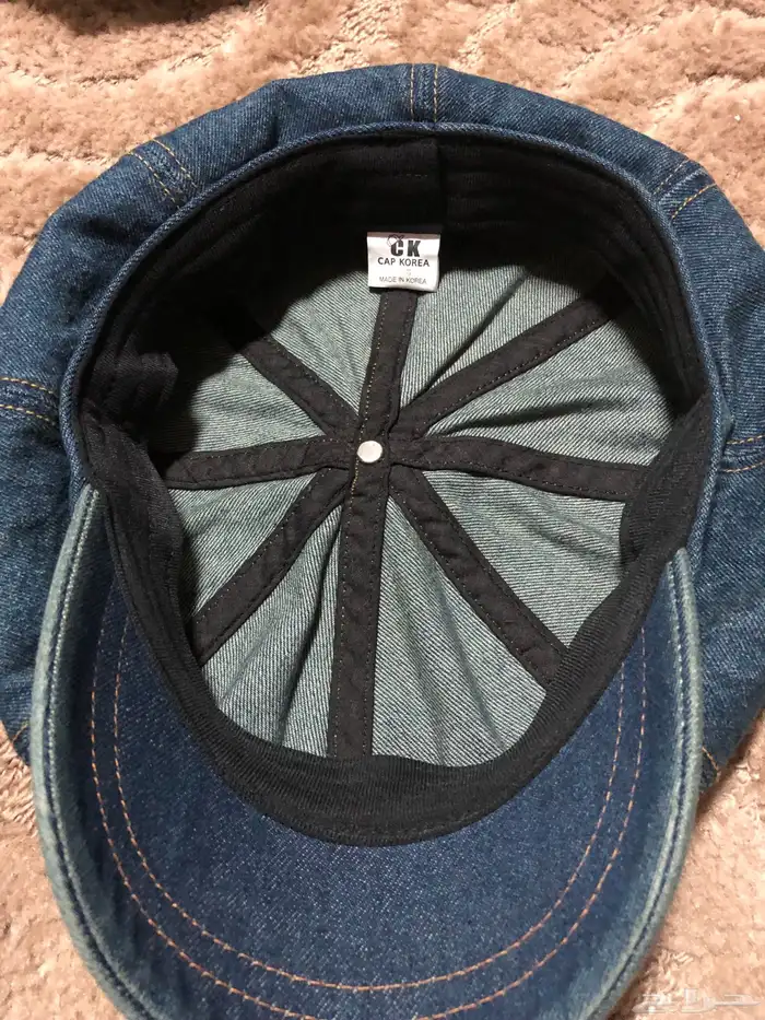 كاب نيوزبوي جينز Denim Newsboy Cap رجالي ونسائي 7
