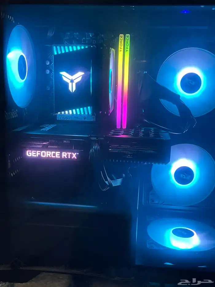 كمبيوتر ألعاب قوي i5-12400F   RTX 3050 pc بحالة ممتازه 2