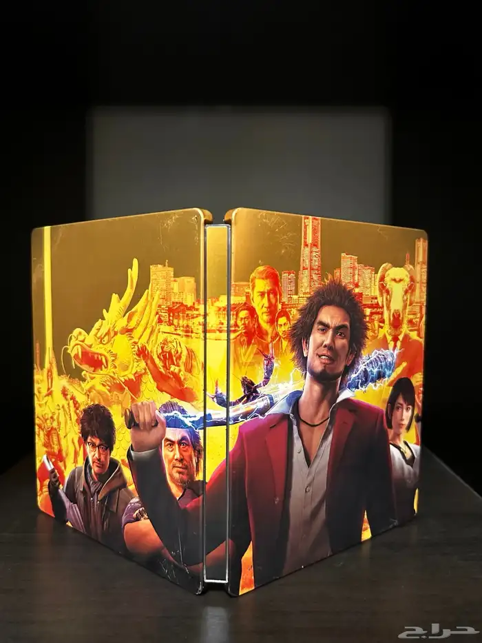 لعبة Yakuza Like a Dragon Steelbook غلاف حديدي فقط 3