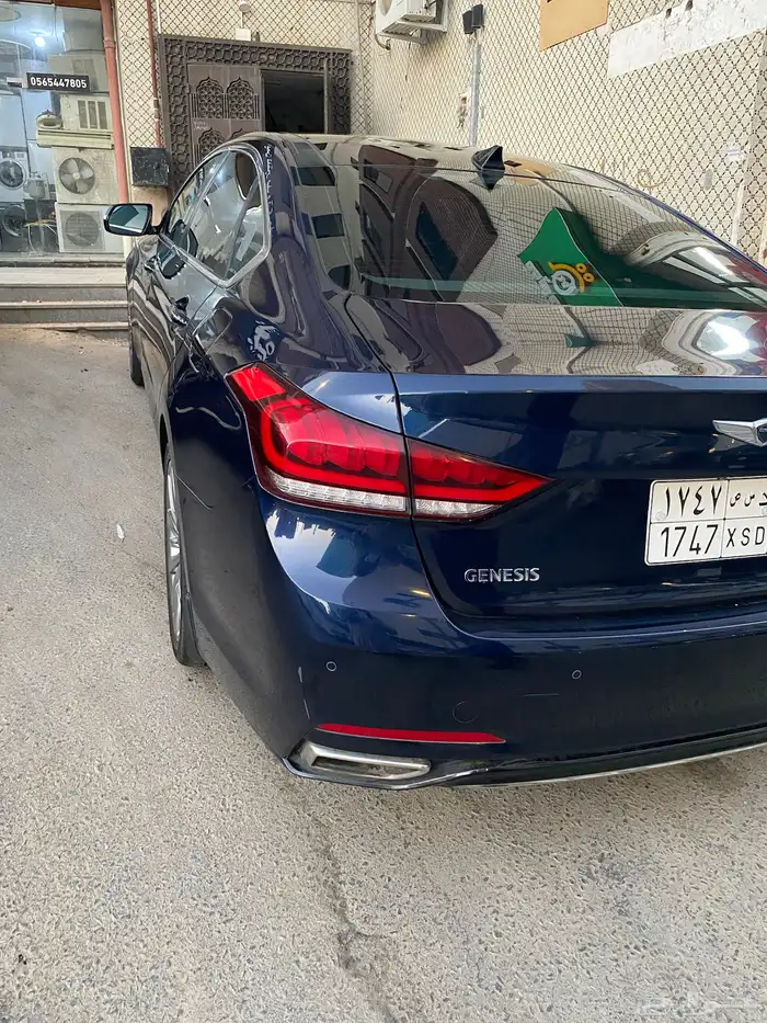 جنسس G80 2018 بحاله وارد سعودي ممتازه بلاتينيوم 4