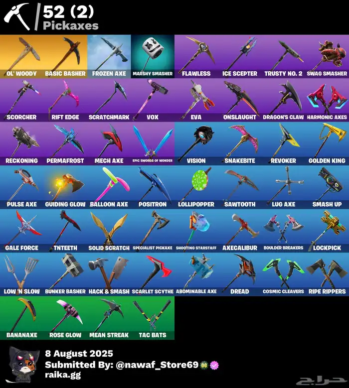 حساب فورت نادر طور زومبي قديم بنت دسكو ترفس سكوت سكنات كثير 5
