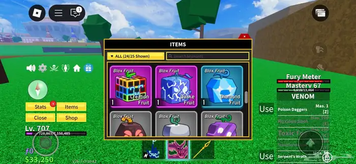 حسابين بلوكس فروت 12