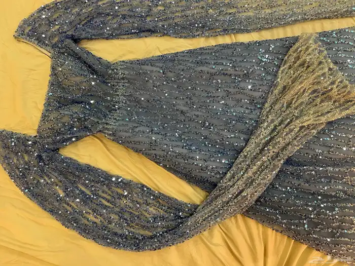 فستان سماوي جميل فخم للمناسبات 0
