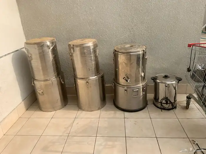 سخان طعام وسطل حافظه استيل للايجار 2