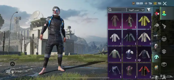 حساب ببجي للبيع 5